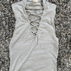 Garage Tight Muscle tank W/ Strapy Bust (XS)